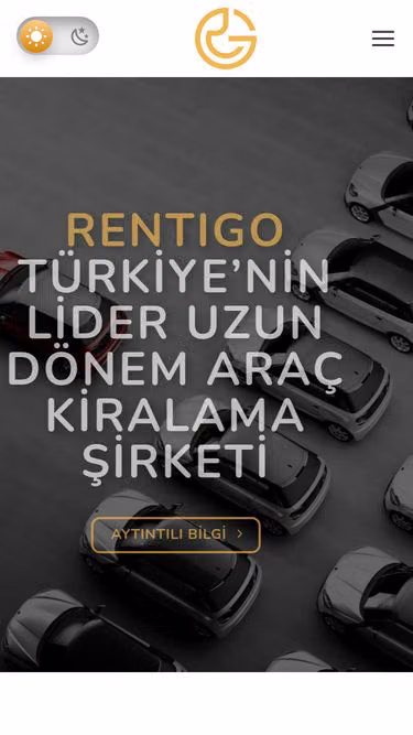 Screenshot of rentigo.com.tr