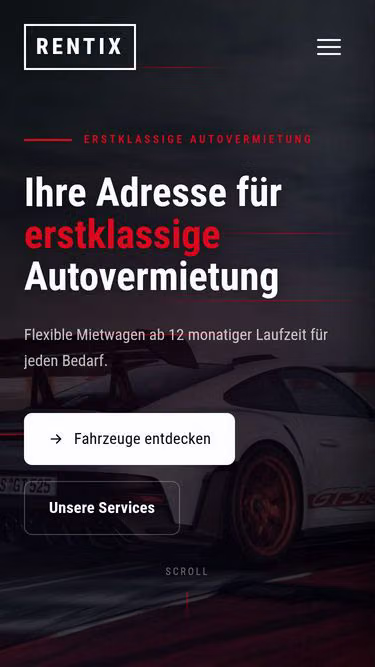Screenshot of rentix.de