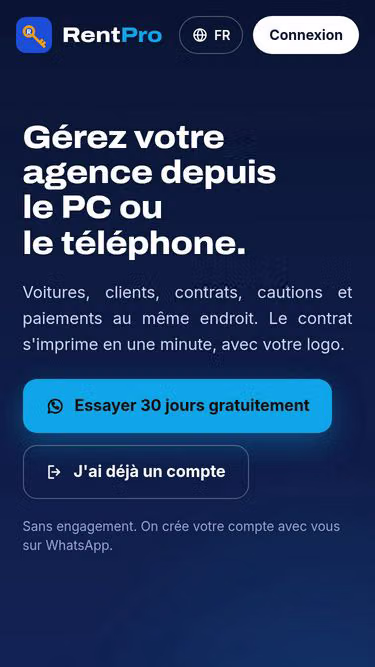 Screenshot of rentpro.ma