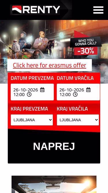 Screenshot of renty.si