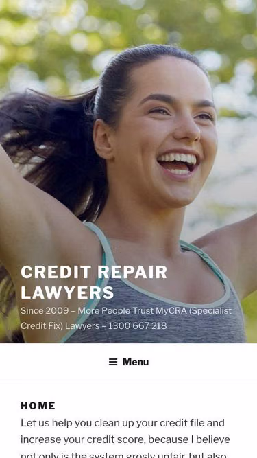 Screenshot of repair.lawyer