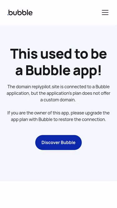 Screenshot of replypilot.site