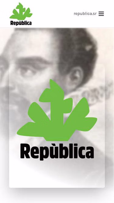 Screenshot of republica.sr