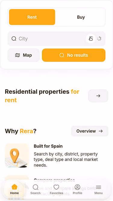 Screenshot of rera.es