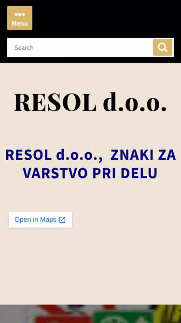 Screenshot of resol.si
