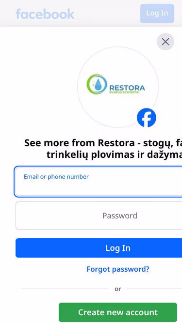 Screenshot of restora.lt
