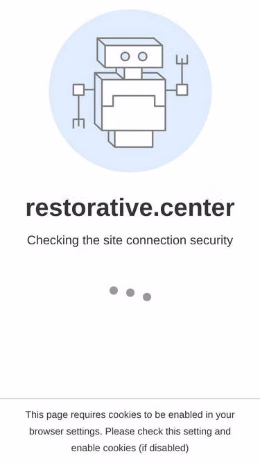 Screenshot of restorative.center