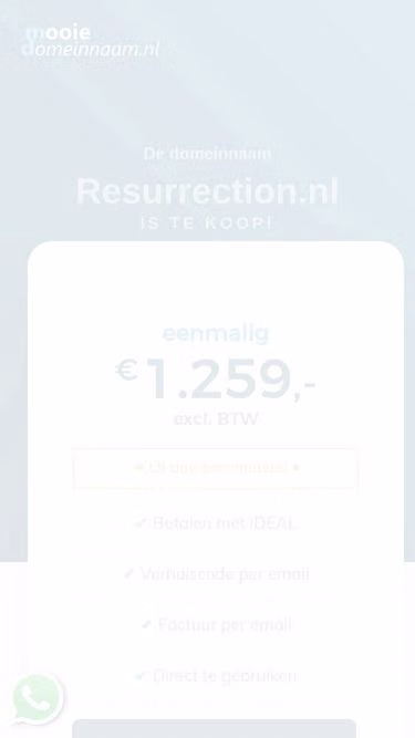 Screenshot of resurrection.nl