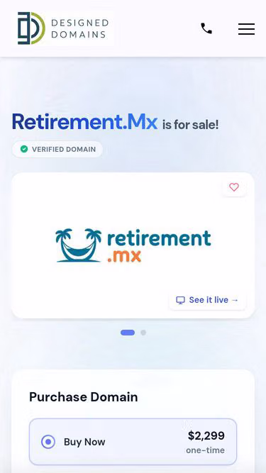 Screenshot of retirement.mx
