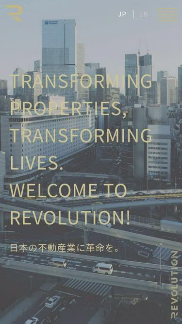 Screenshot of revolution.co.jp