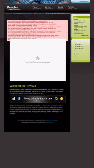 Screenshot of revolve.tv