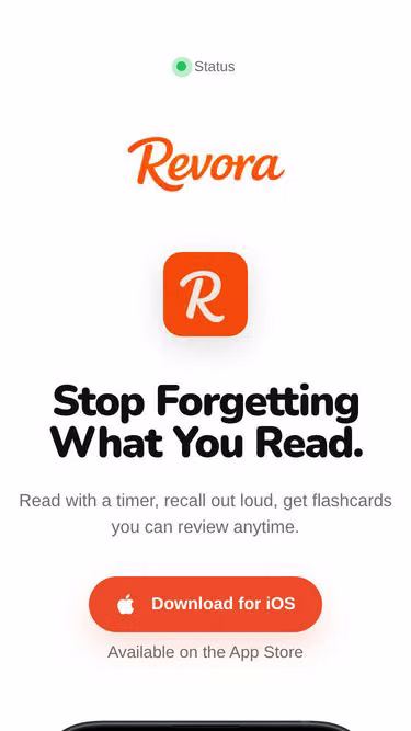 Screenshot of revora.support
