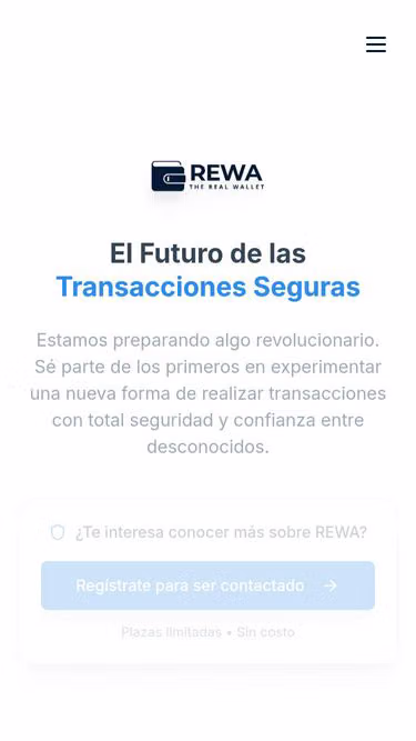 Screenshot of rewa.cl