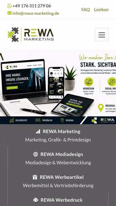 Screenshot of rewa.marketing