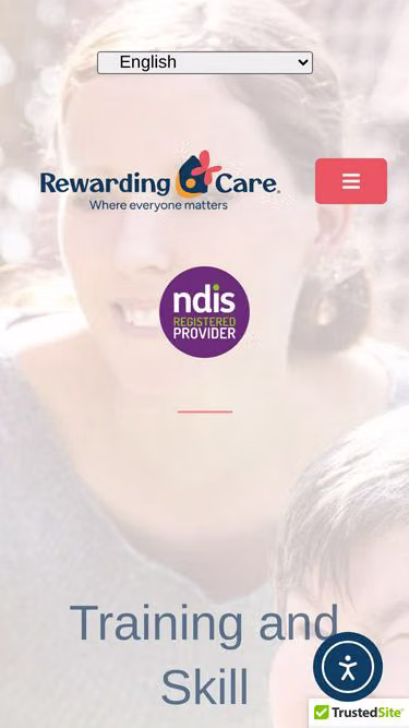 Screenshot of rewardingcare.one