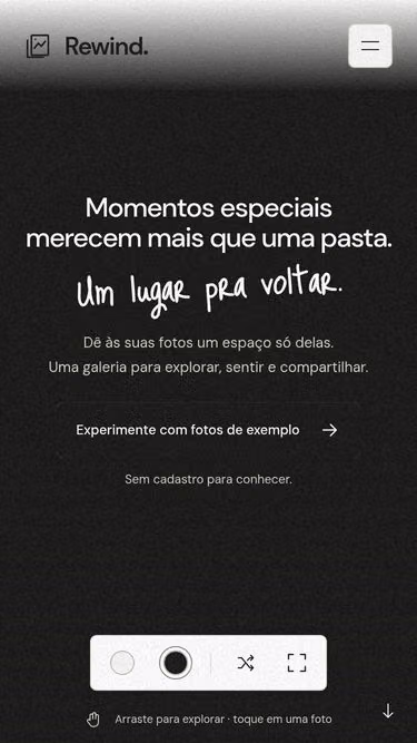 Screenshot of rewind.app.br