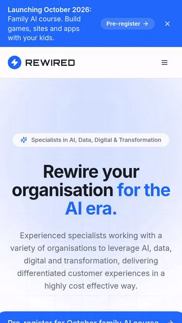 Screenshot of rewired.digital