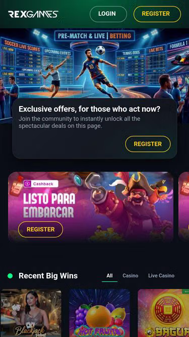 Screenshot of rex.games