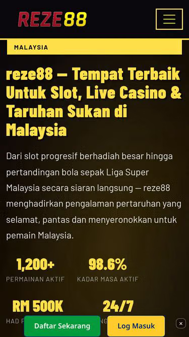 Screenshot of reze88.bar