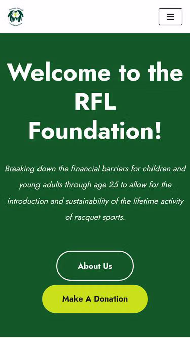 Screenshot of rfl.foundation
