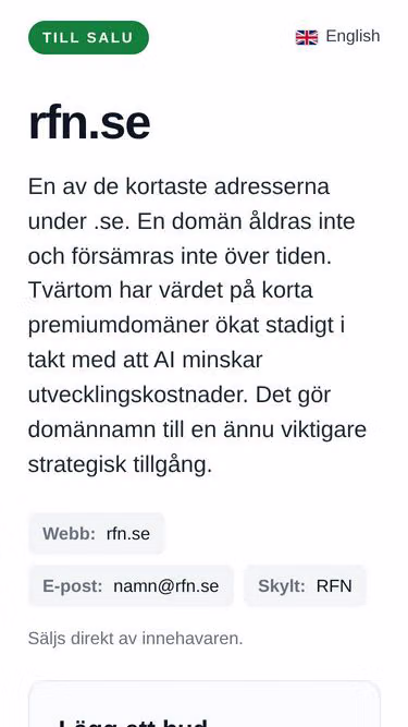 Screenshot of rfn.se