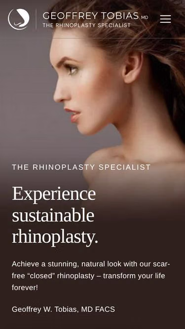 Screenshot of rhinoplasty.com