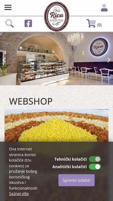 Screenshot of rica.hr