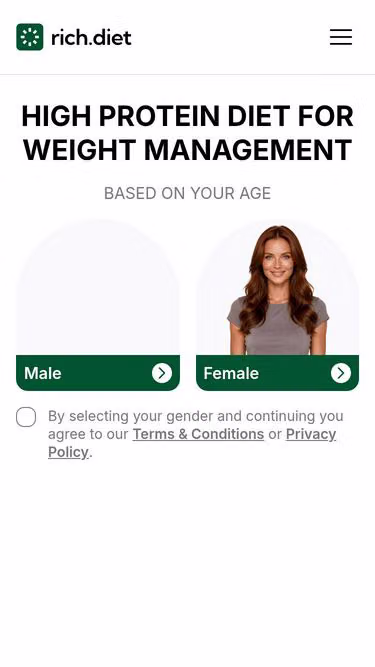 Screenshot of rich.diet