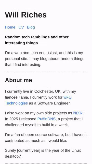 Screenshot of rich.es