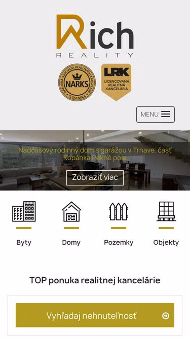 Screenshot of rich.sk