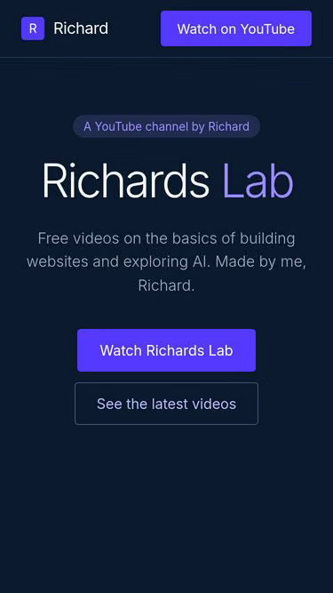 Screenshot of richard.id