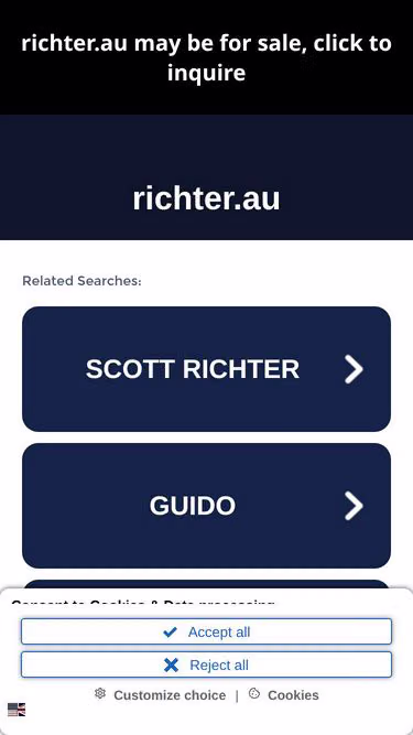 Screenshot of richter.au