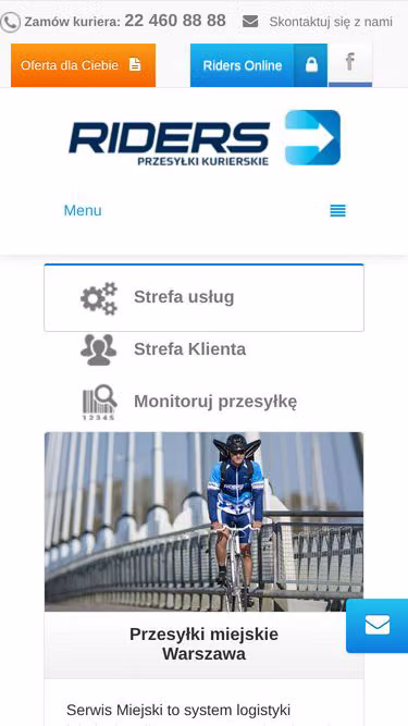 Screenshot of riders.com.pl