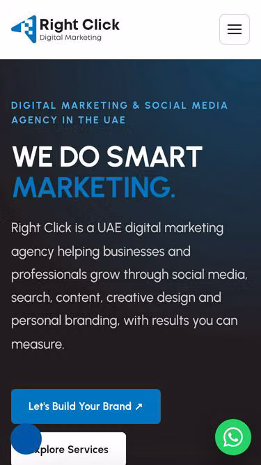 Screenshot of rightclick.ae