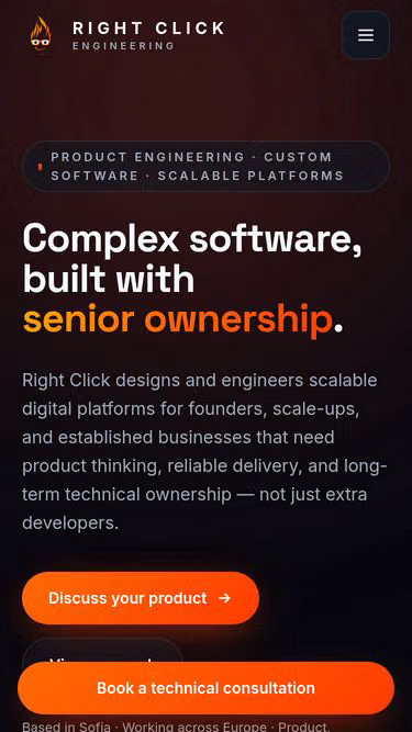 Screenshot of rightclick.bg
