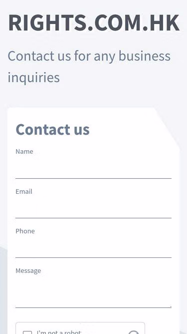 Screenshot of rights.com.hk