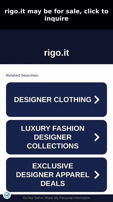 Screenshot of rigo.it