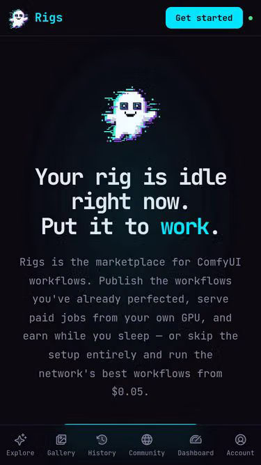 Screenshot of rigs.run