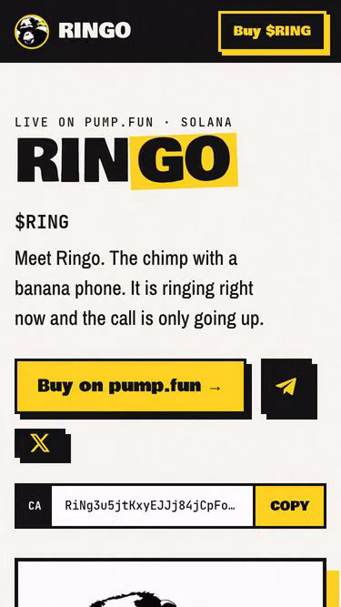 Screenshot of ringo.monster