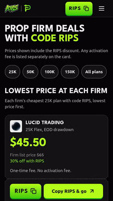 Screenshot of rips.link
