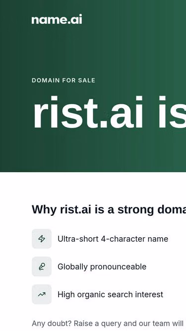 Screenshot of rist.ai