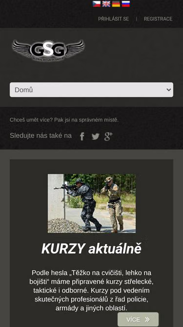 Screenshot of rive.cz