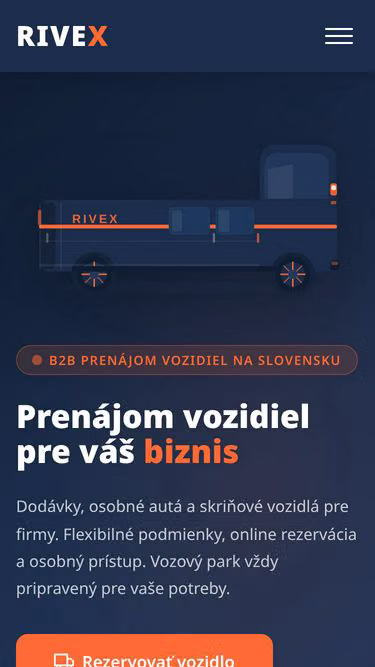 Screenshot of rivex.sk