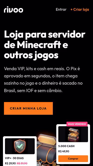 Screenshot of rivoo.gg