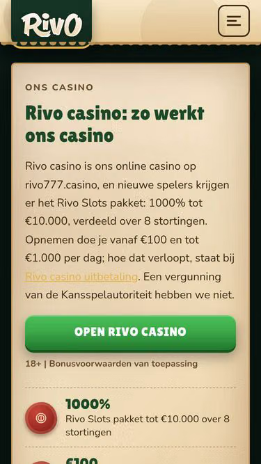 Screenshot of rivoo.nl
