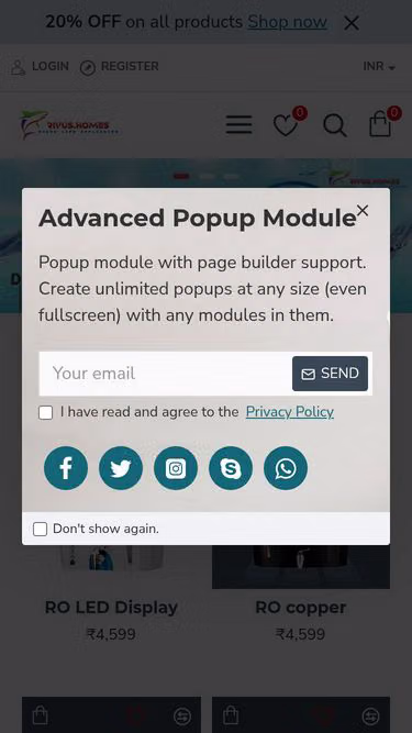 Screenshot of rivus.homes