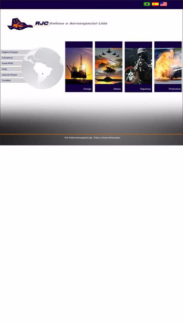 Screenshot of rjc.com.br