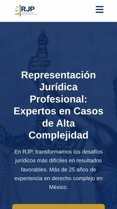 Screenshot of rjp.com.mx