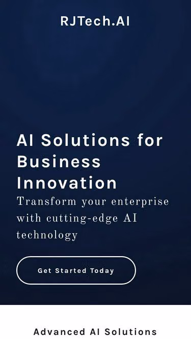 Screenshot of rjtech.ai