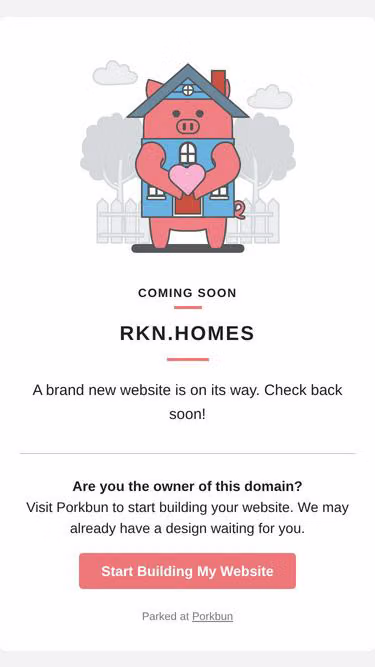 Screenshot of rkn.homes